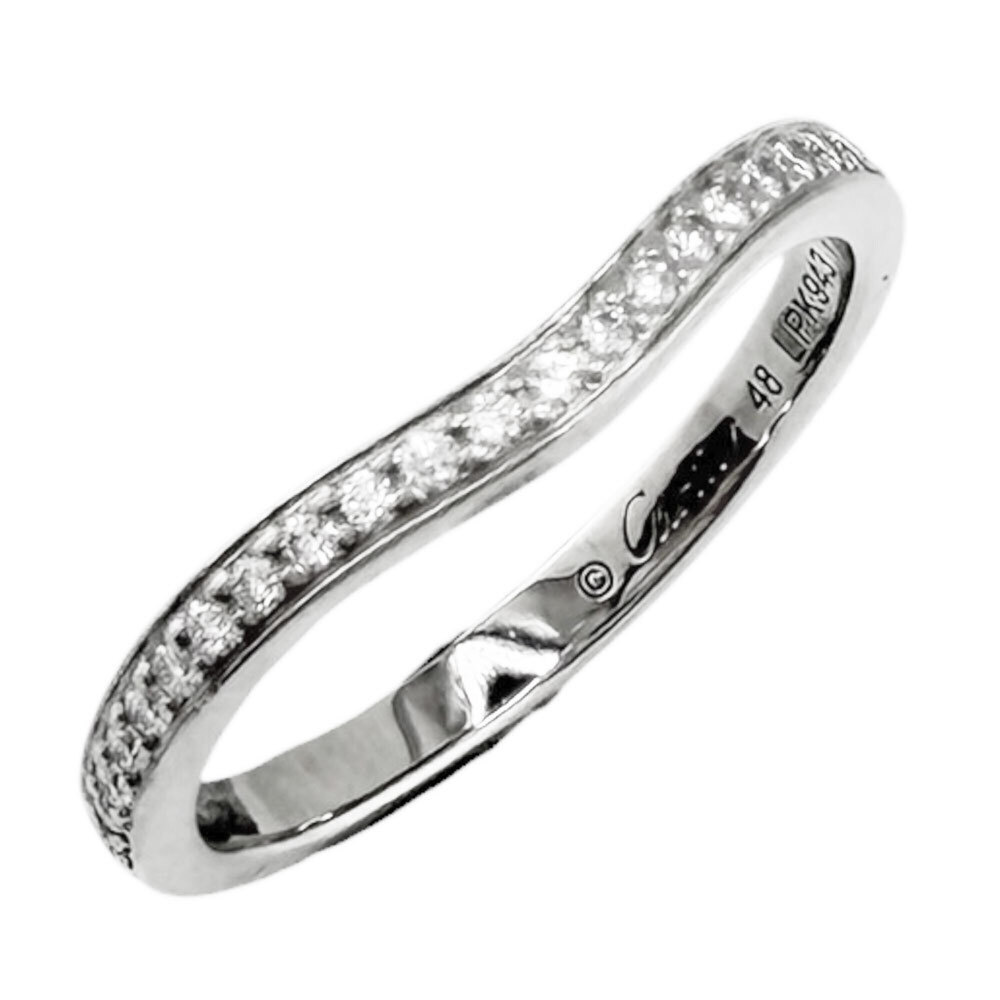 CARTIER Silver Diamond Eternity Ring